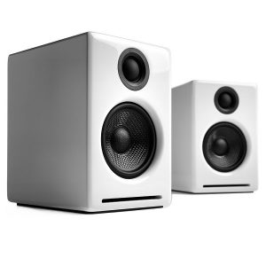 Audioengine A2+ Premium Powered Desktop Speakers - Pair - White (2)