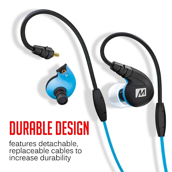 MEE Audio M7P Sports In-Ear Headphones Universal Remote Headphones