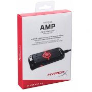 Kingston HyperX AMP USB Sound Card Virtual 7.1 Surround Sound کارت صدای USB با قابلیت اتصال به PC , PS4 , PS4 Pro برند Kingston سری HyperX مدل AMP USB Sound Card