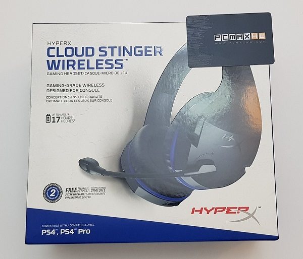 KingSton HyperX Cloud Stinger Wireless Gaming Headset For PS4 هدست وایرلس بی سیم گیمینگ برند KingSton مجموعه HyperX مدل Cloud Stinger Wireless سازگار با PC , PS4 , PS4 Pro